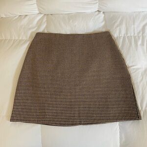 SHEIN Houndstooth Skirt